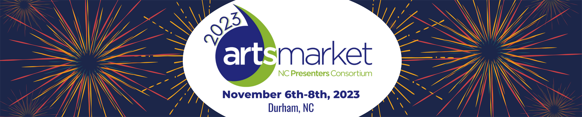 banner image with ArtsMarket 2023 logo